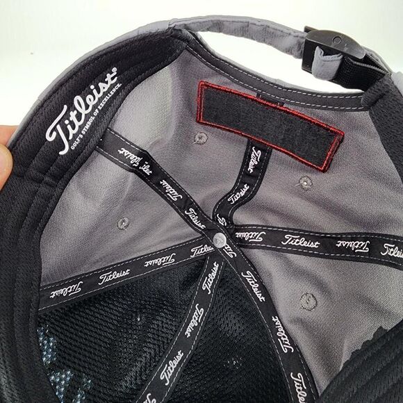 Titleist Men's Tour Performance Hat Royal Blue/Gray Adjustable Cap Hats - Picture 8 of 8